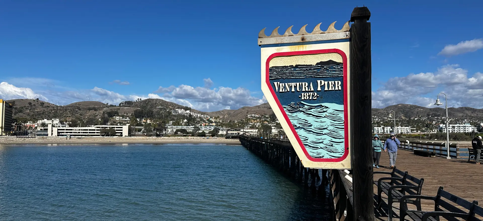 ventura pier sign photo