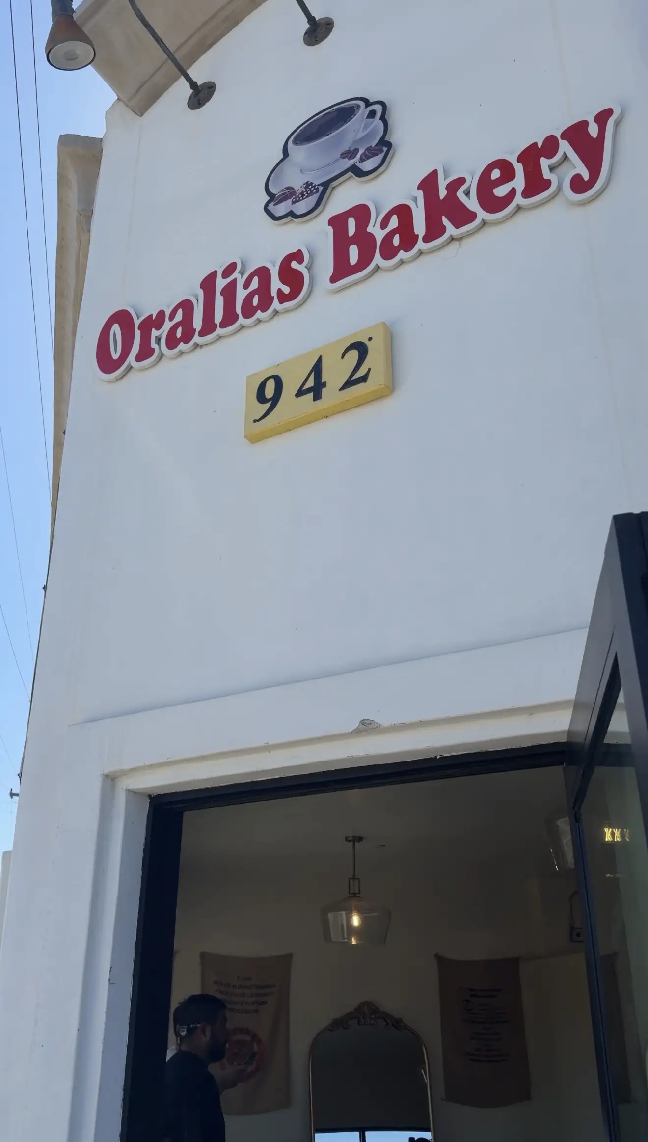 Oralia's Bakery in Oxnard: Go Early, They Sell Out The Oralia's Bakery storefront sign at 942 Wooley Road in Oxnard