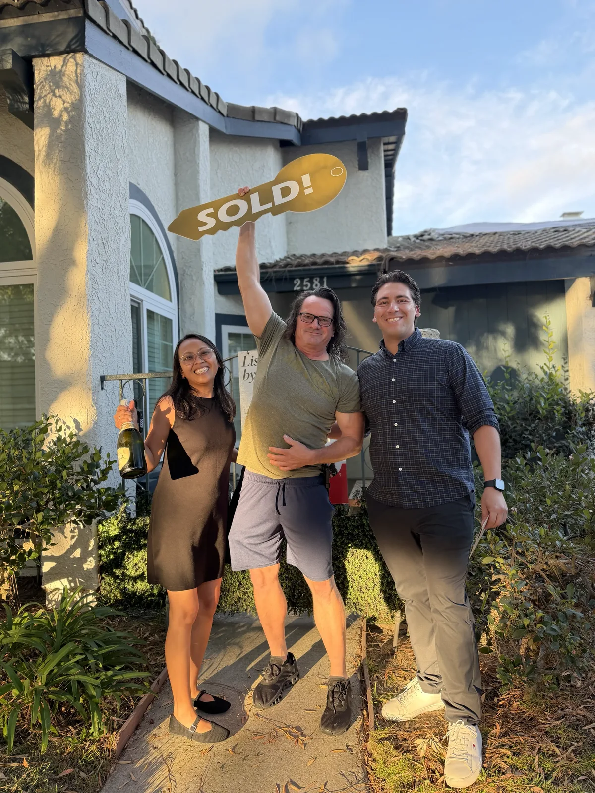 Ryan & Siska with Edgar Limon at their new home